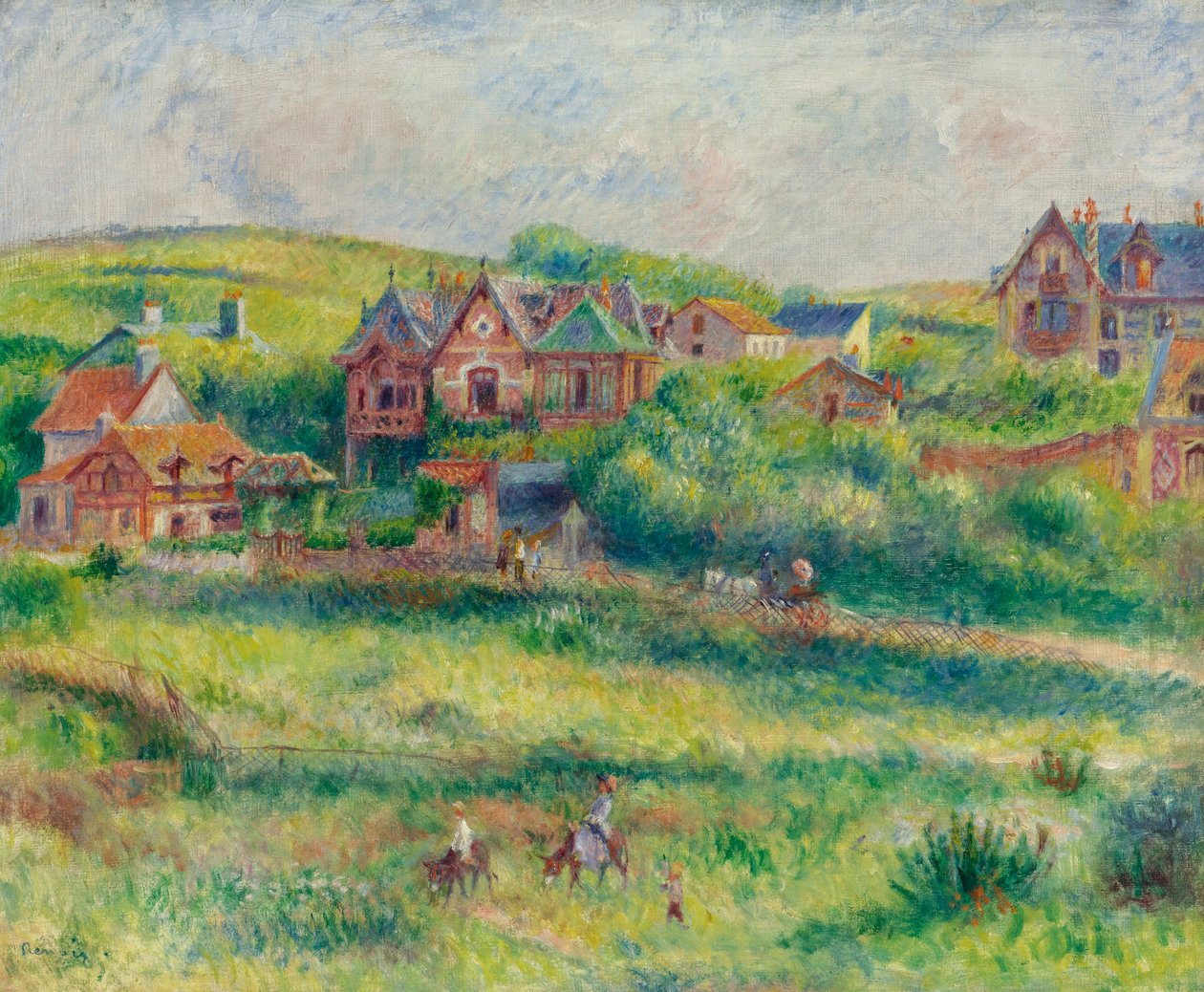 La maison de Blanche Pierson, Pourville - Pierre Auguste Renoir