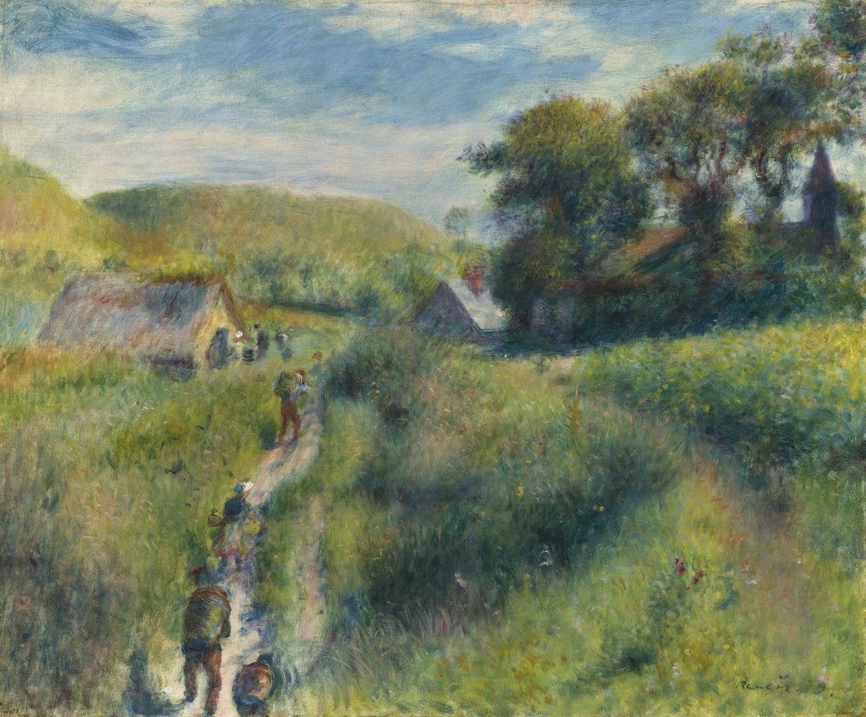La récolte des moules, 1879 - Pierre Auguste Renoir