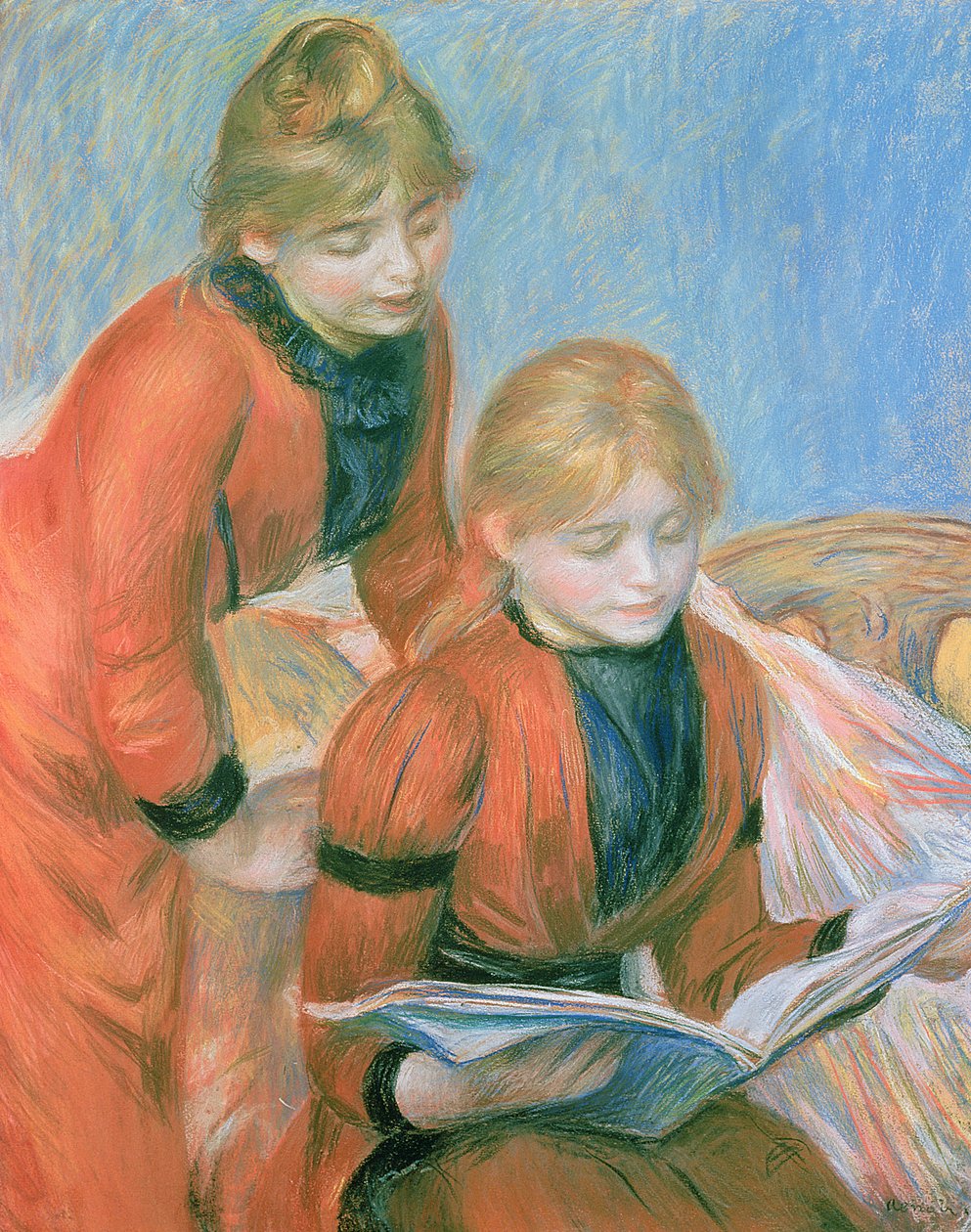 Les deux sœurs - Pierre Auguste Renoir