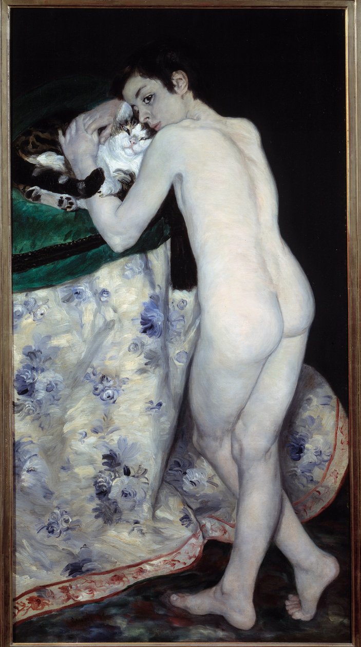 Le jeune garçon au chat - Pierre Auguste Renoir