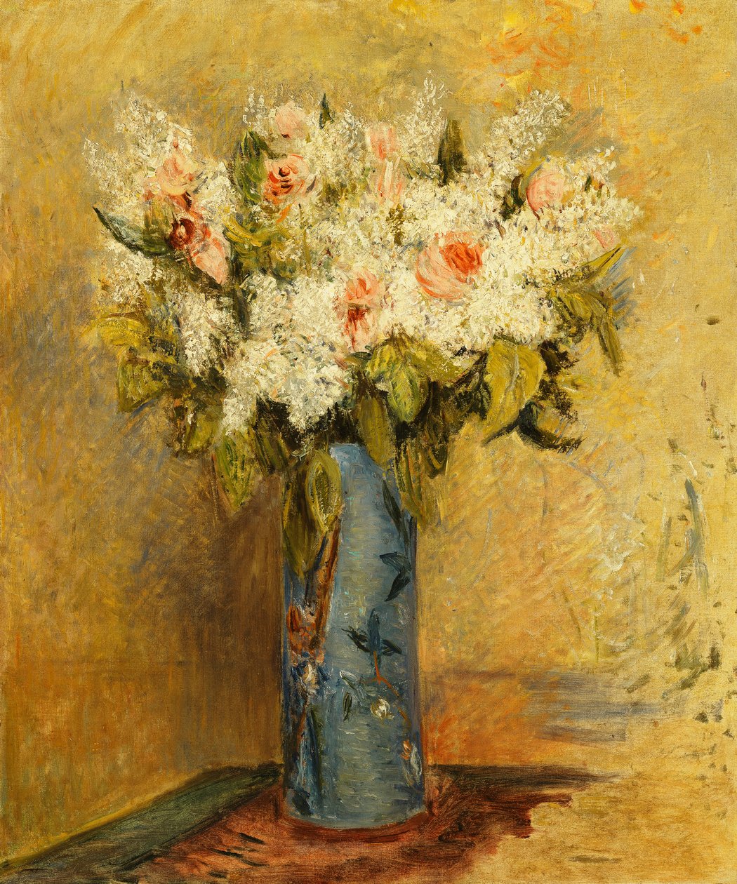 Vase de Lys et Roses, c.1870 - Pierre-Auguste Renoir