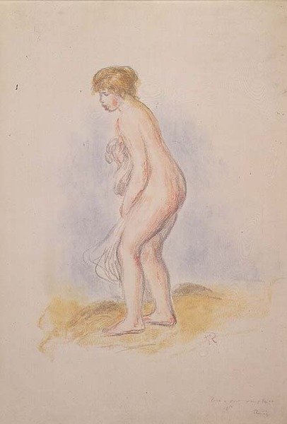 Femme baigneuse - Pierre-Auguste Renoir