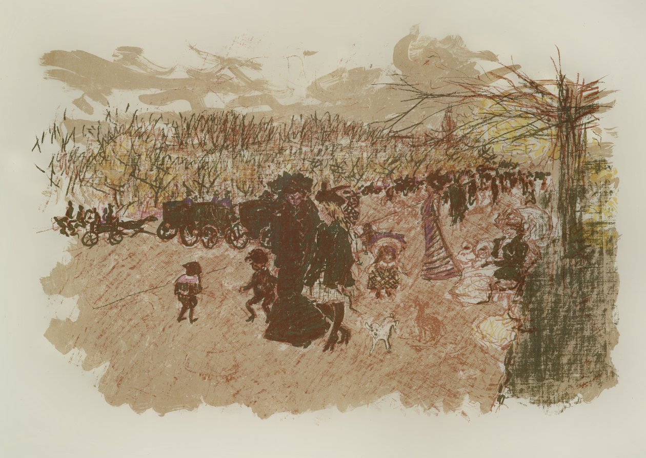 Avenue dans le Bois de Boulogne, 198999 - Pierre Bonnard