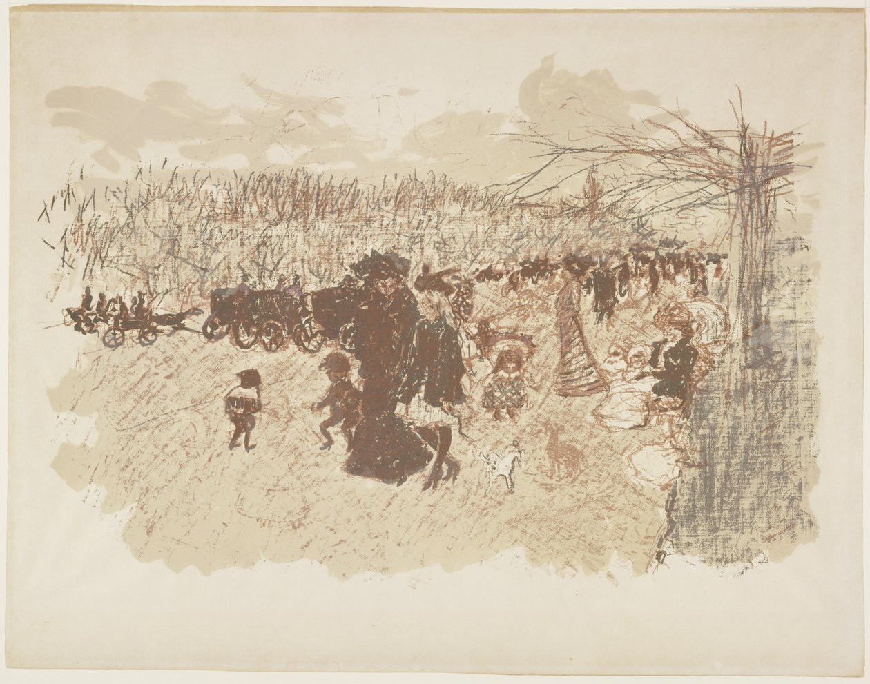 Avenue dans le Bois de Boulogne - Pierre Bonnard