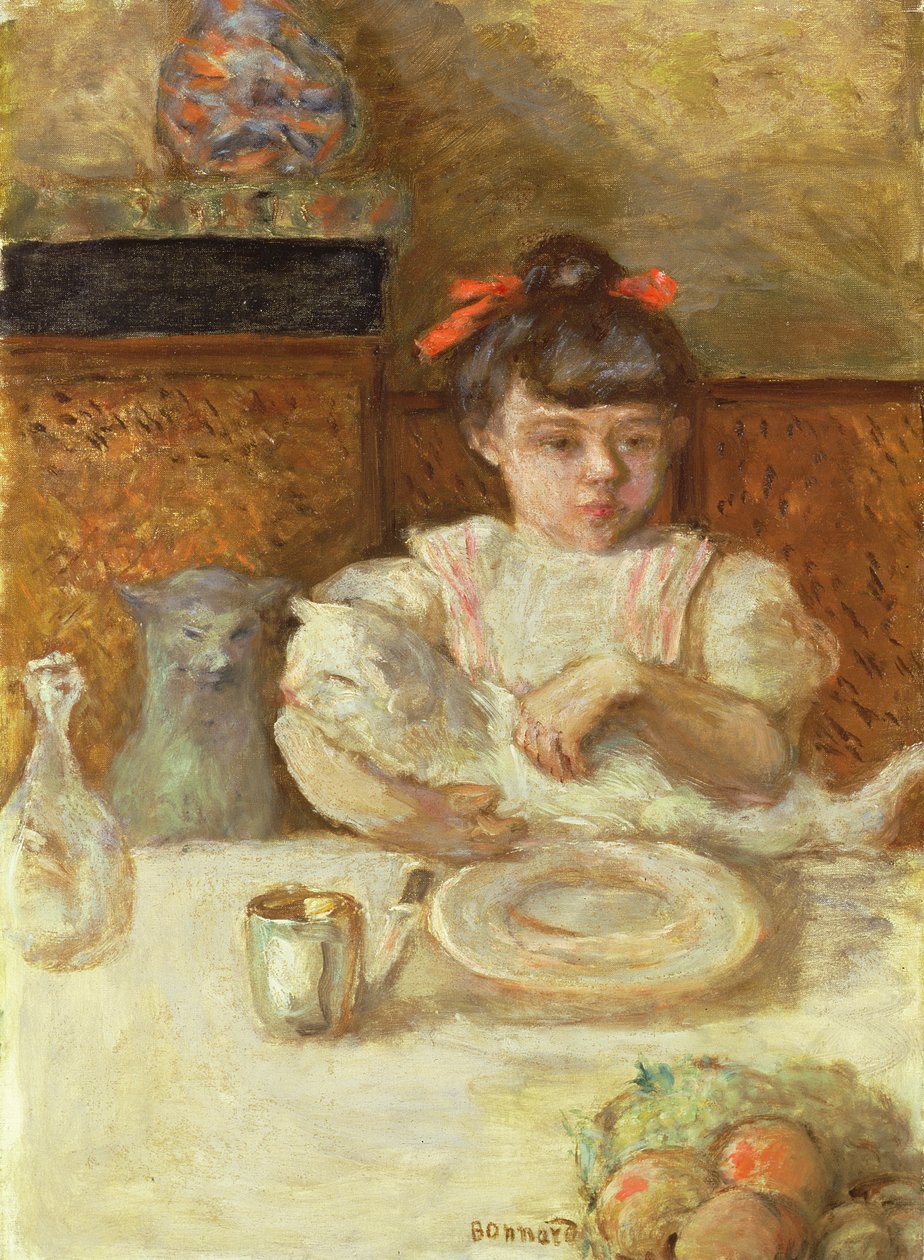 Enfant avec des chats, vers 1906 - Pierre Bonnard
