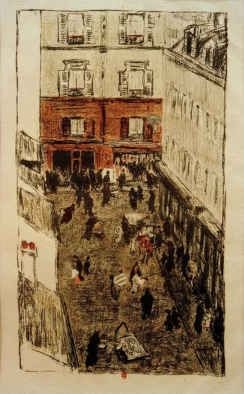 Coin de rue, vue d