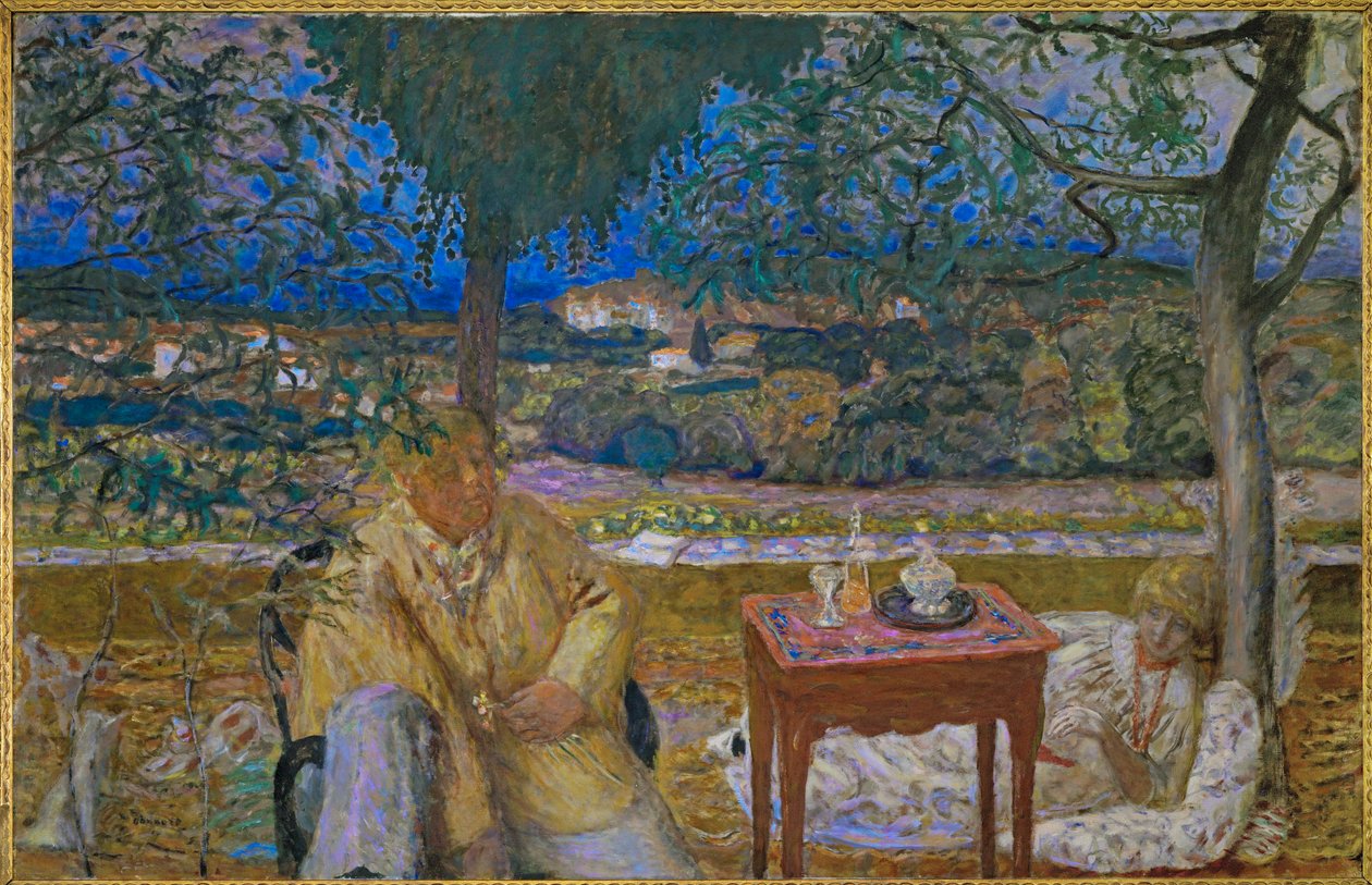 Conversation en Provence (huile sur toile) - Pierre Bonnard