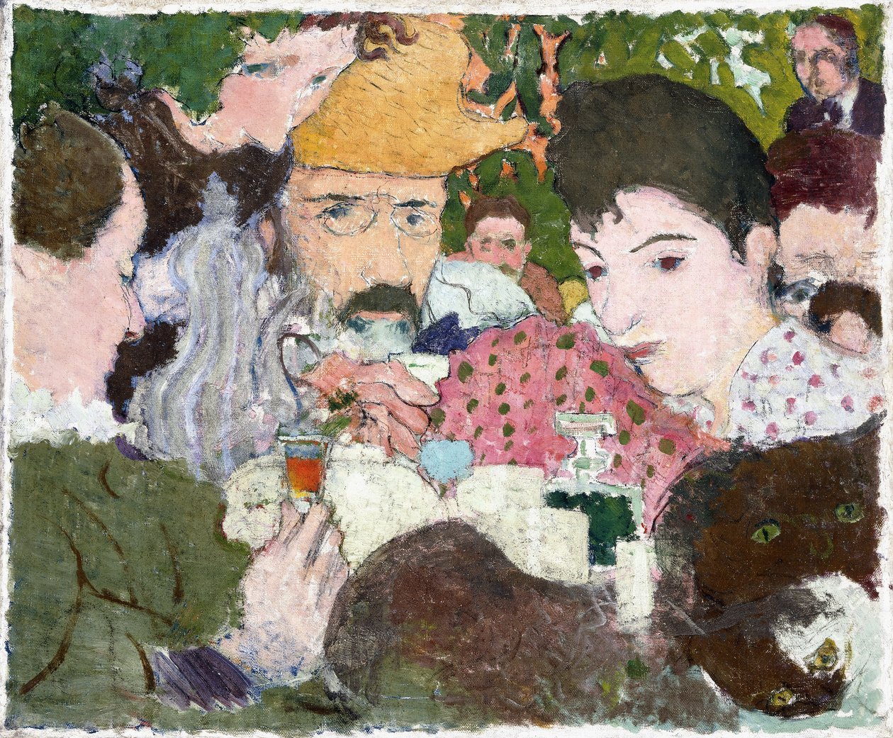 Dégustation au jardin, vers 1891 - Pierre Bonnard