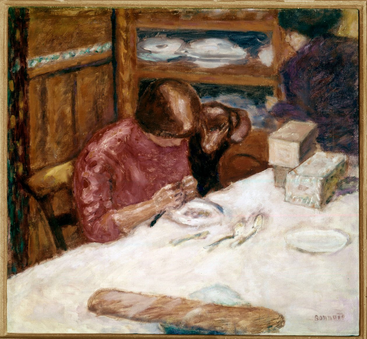 Intérieur Femme occupée à des tâches domestiques - Pierre Bonnard