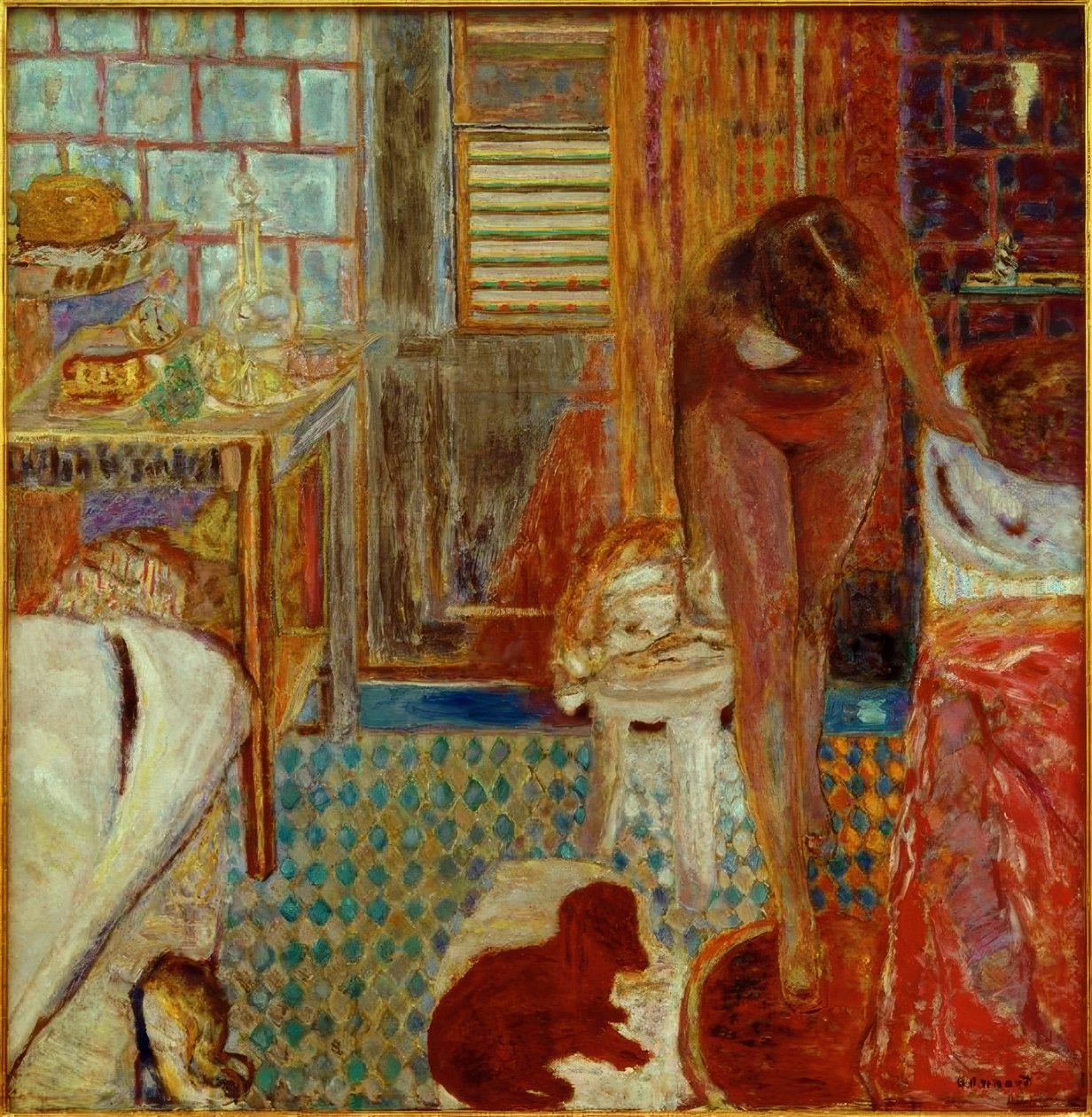 Le Cabinet de toilette - Pierre Bonnard
