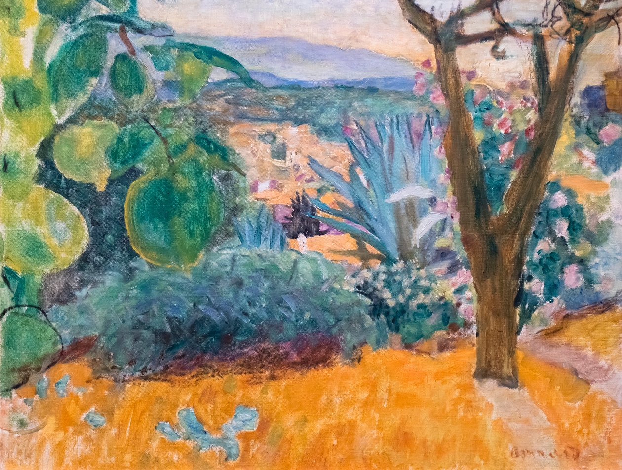Le Cannet, détail, vers 1930 (huile sur toile) - Pierre Bonnard