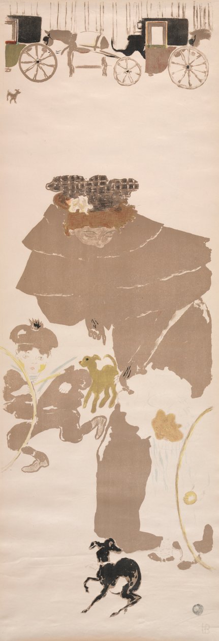 Promenade des nourrices, Frise des voitures, 1895 - Pierre Bonnard
