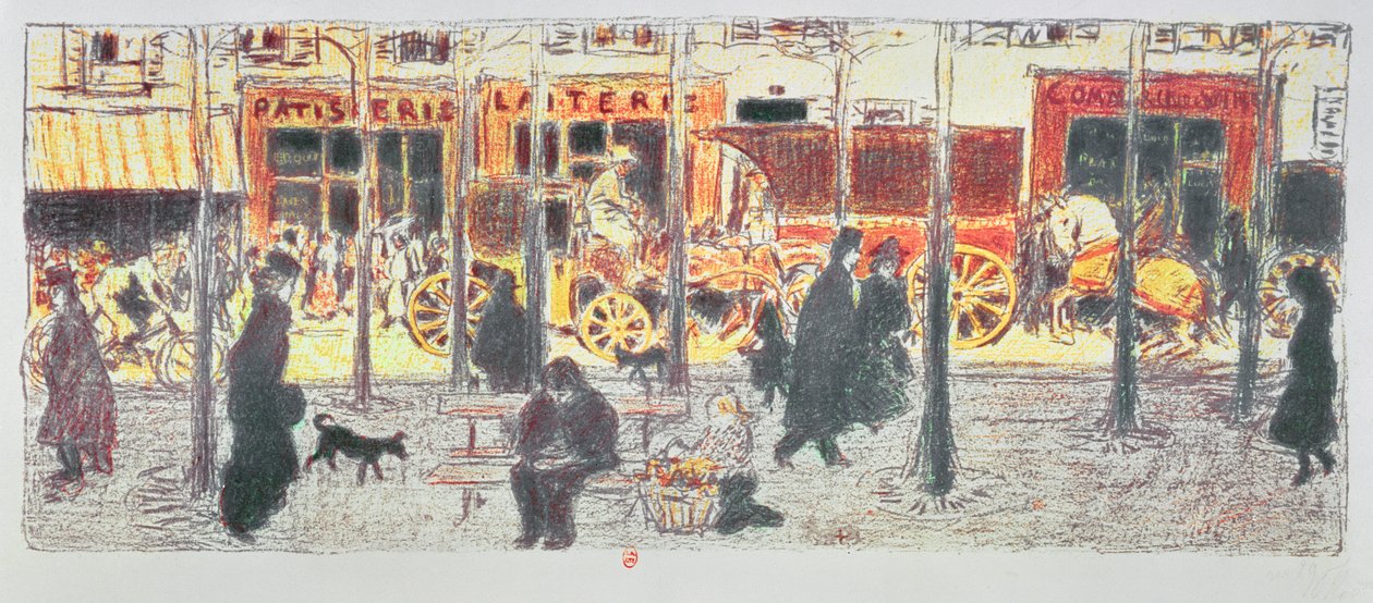 Boulevard parisien, 1896 - Pierre Bonnard