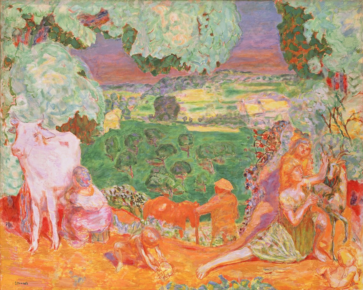 Symphonie pastorale, 1916-20 - Pierre Bonnard