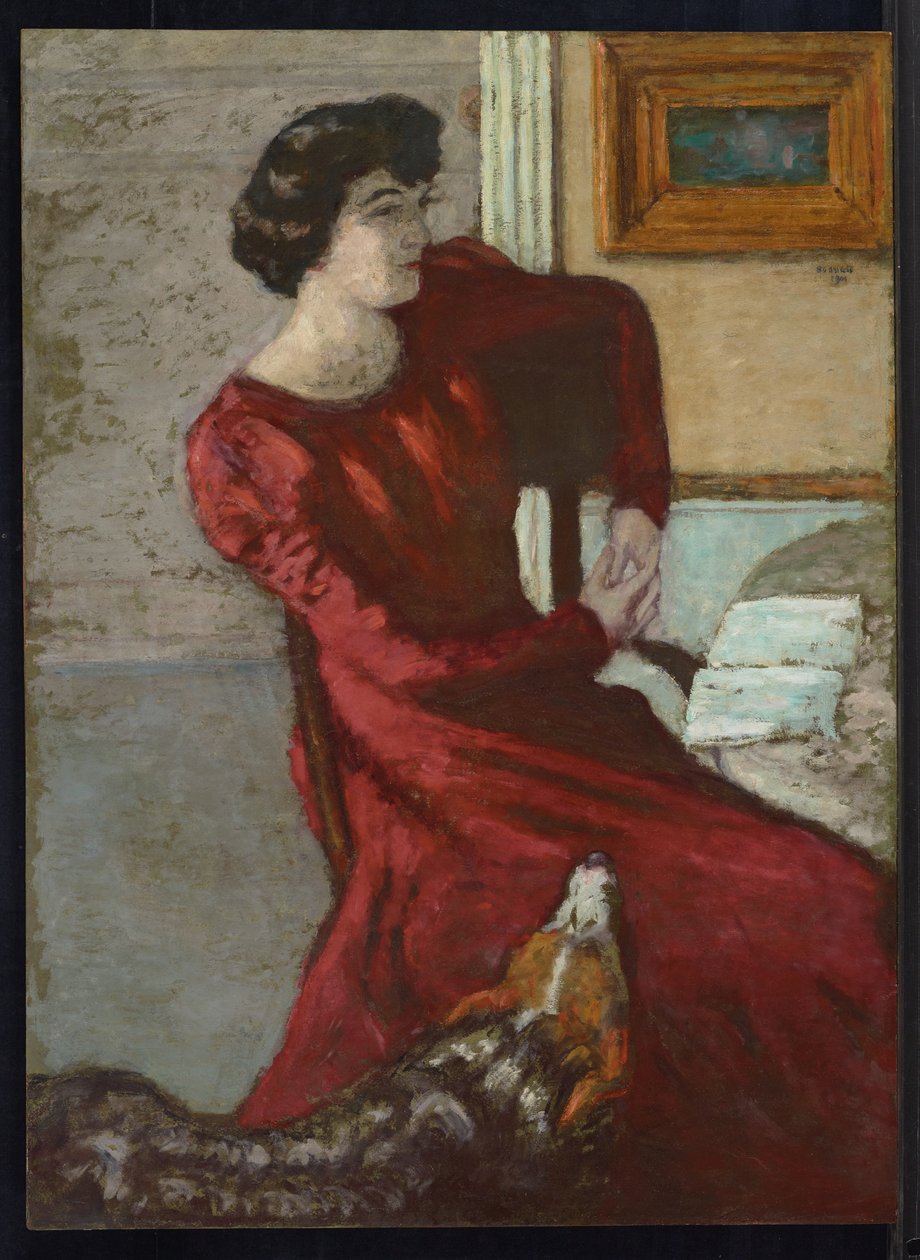 Portrait de Madame Hessel, ou la Femme en rouge, 1901 - Pierre Bonnard