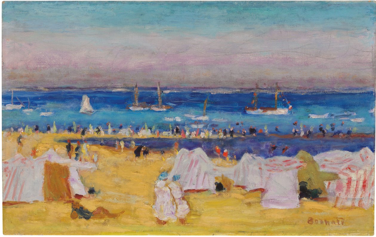 La Plage (Arachon), c.1922 - Pierre Bonnard