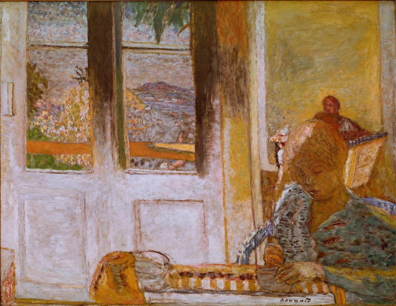 La fenêtre française (Matin à Le Cannet) - Pierre Bonnard