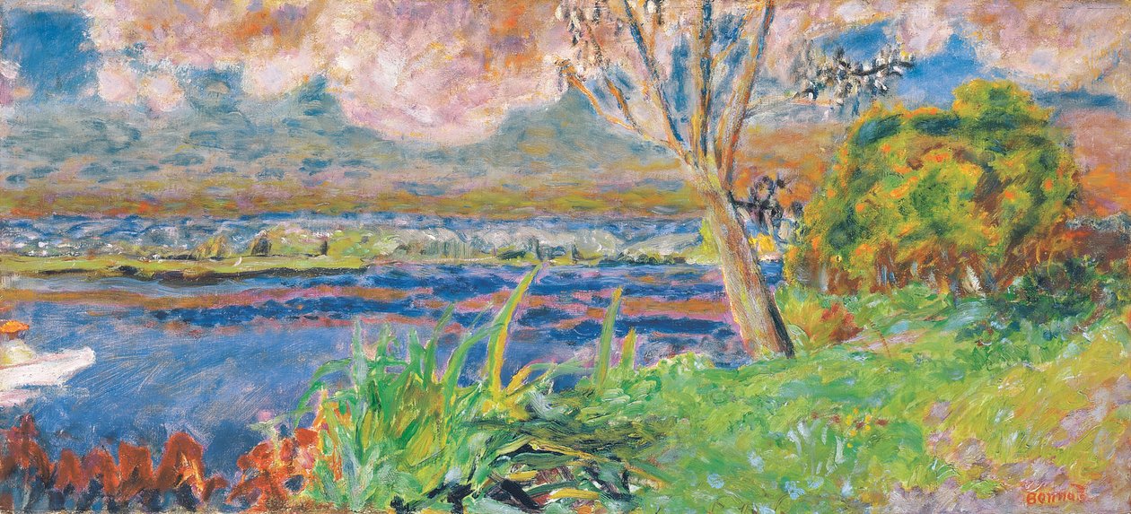 La Seine à Vernon, c.1923 - Pierre Bonnard