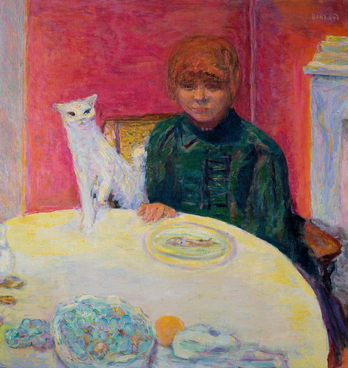 Femme avec un chat, 1912 - Pierre Bonnard