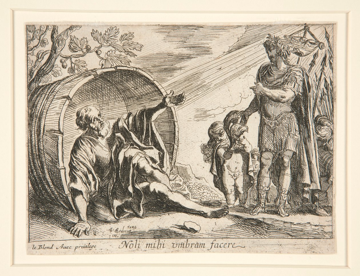 Diogène et Alexandre le Grand - Pierre Brebiette