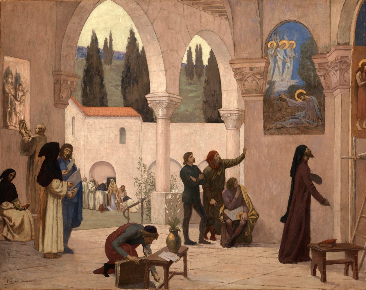 Inspiration Chretienne - Pierre Cécile Puvis de Chavannes