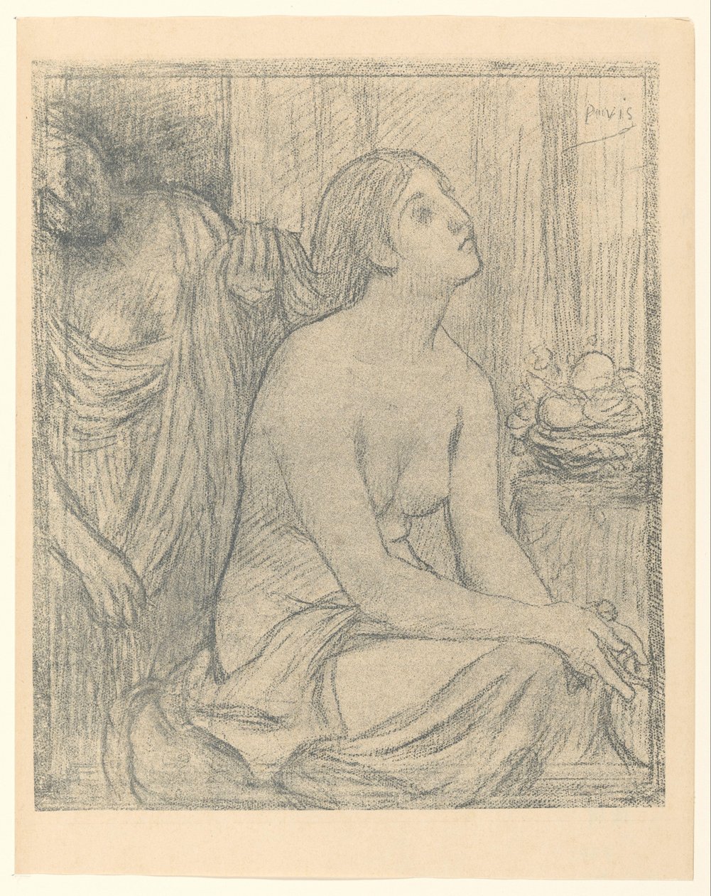 Femme à sa toilette - Pierre Cécile Puvis de Chavannes