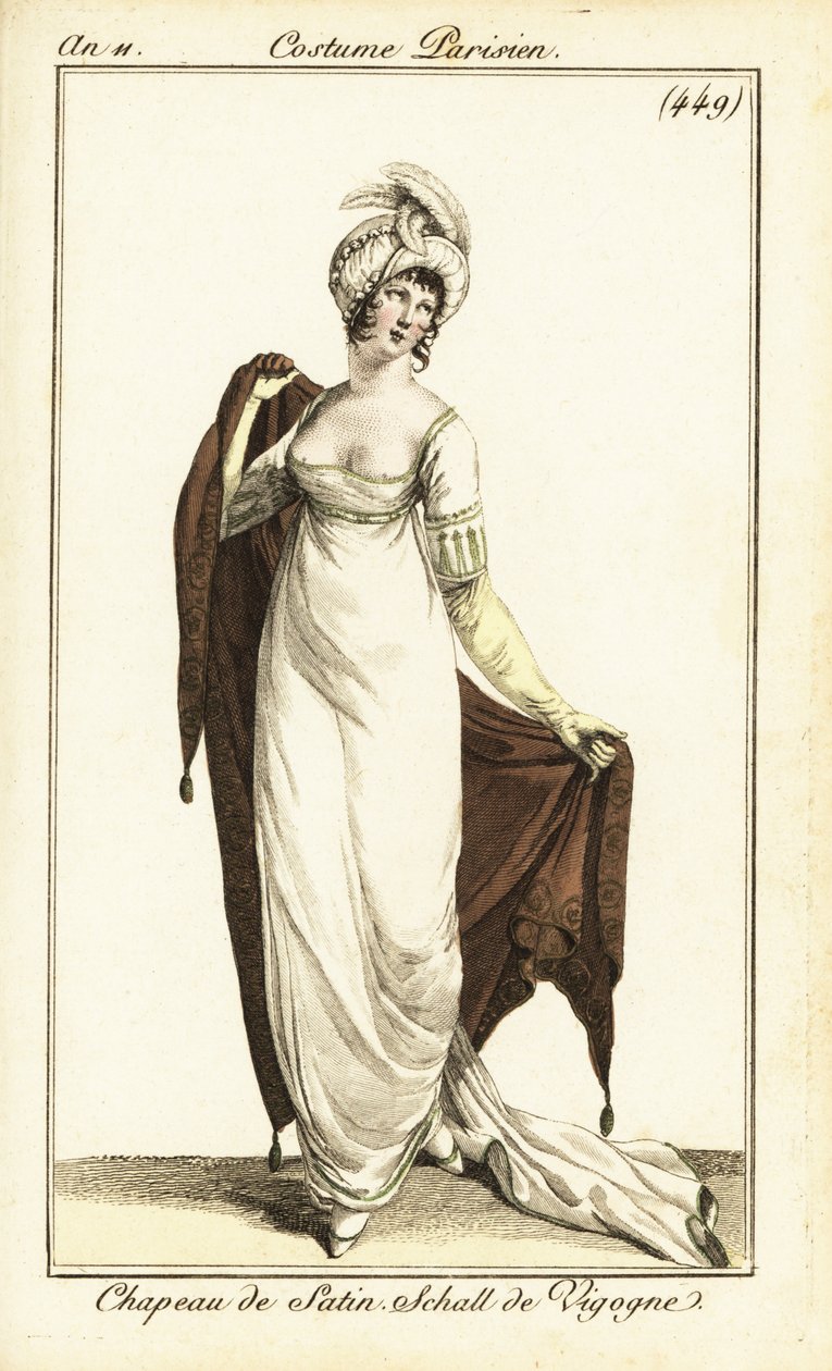 Merveilleuse en robe d