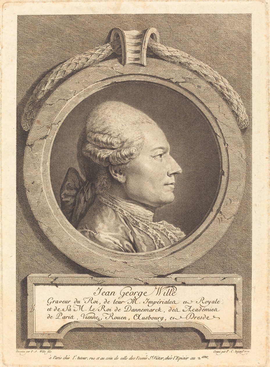 Jean George Wille - Pierre Charles Ingouf after Pierre Alexandre Wille