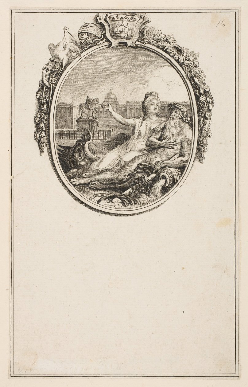 Inauguration de la statue équestre de Louis XV, 1766 - Pierre Chenu