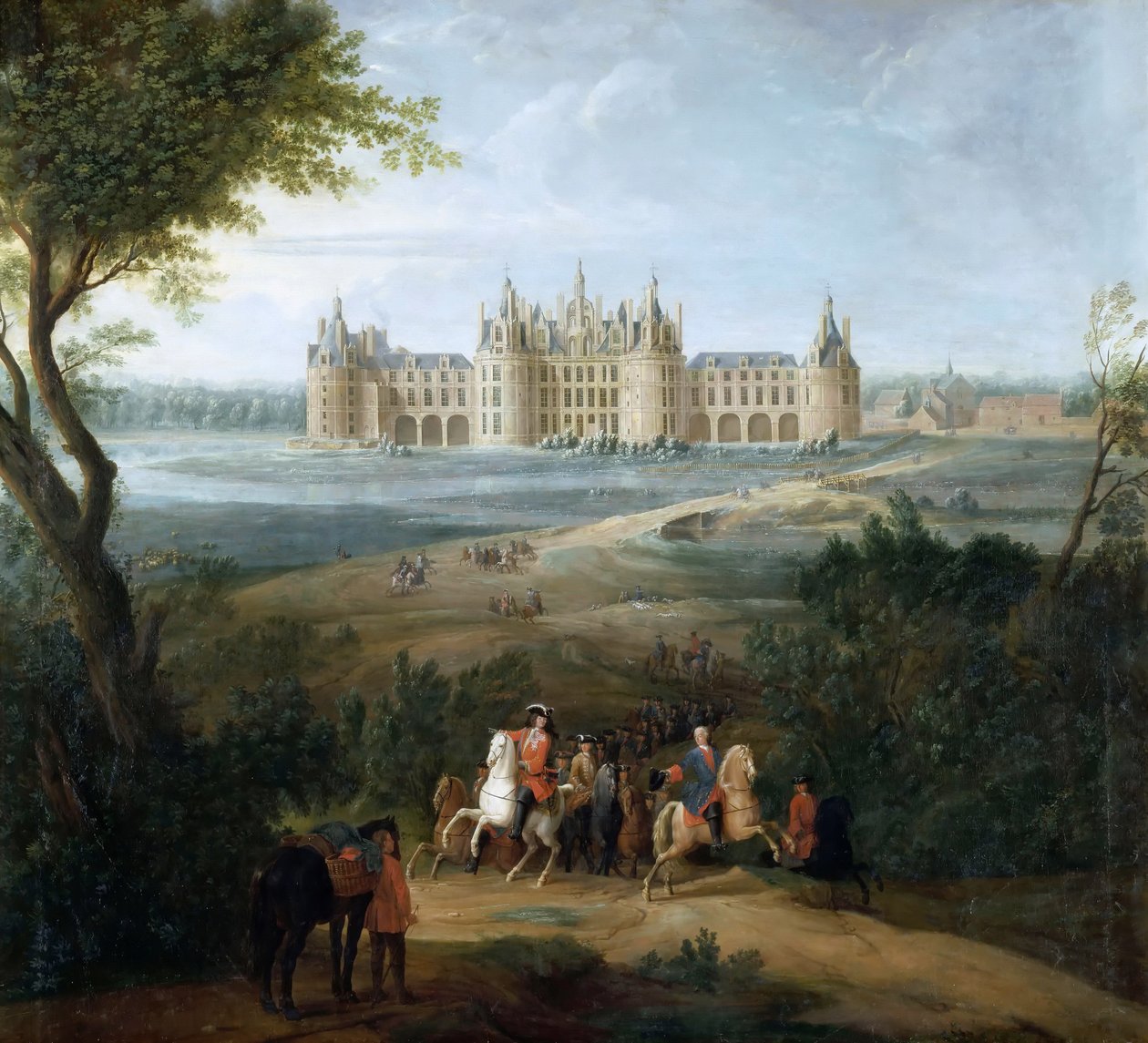 Vue du château de Chambord, depuis le parc - Pierre Denis II Martin
