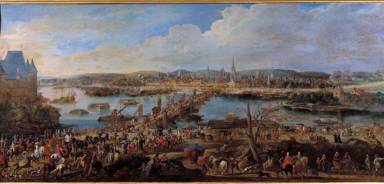 Vue de la ville de Rouen prise de Saint Sever - Pierre-Denis Martin