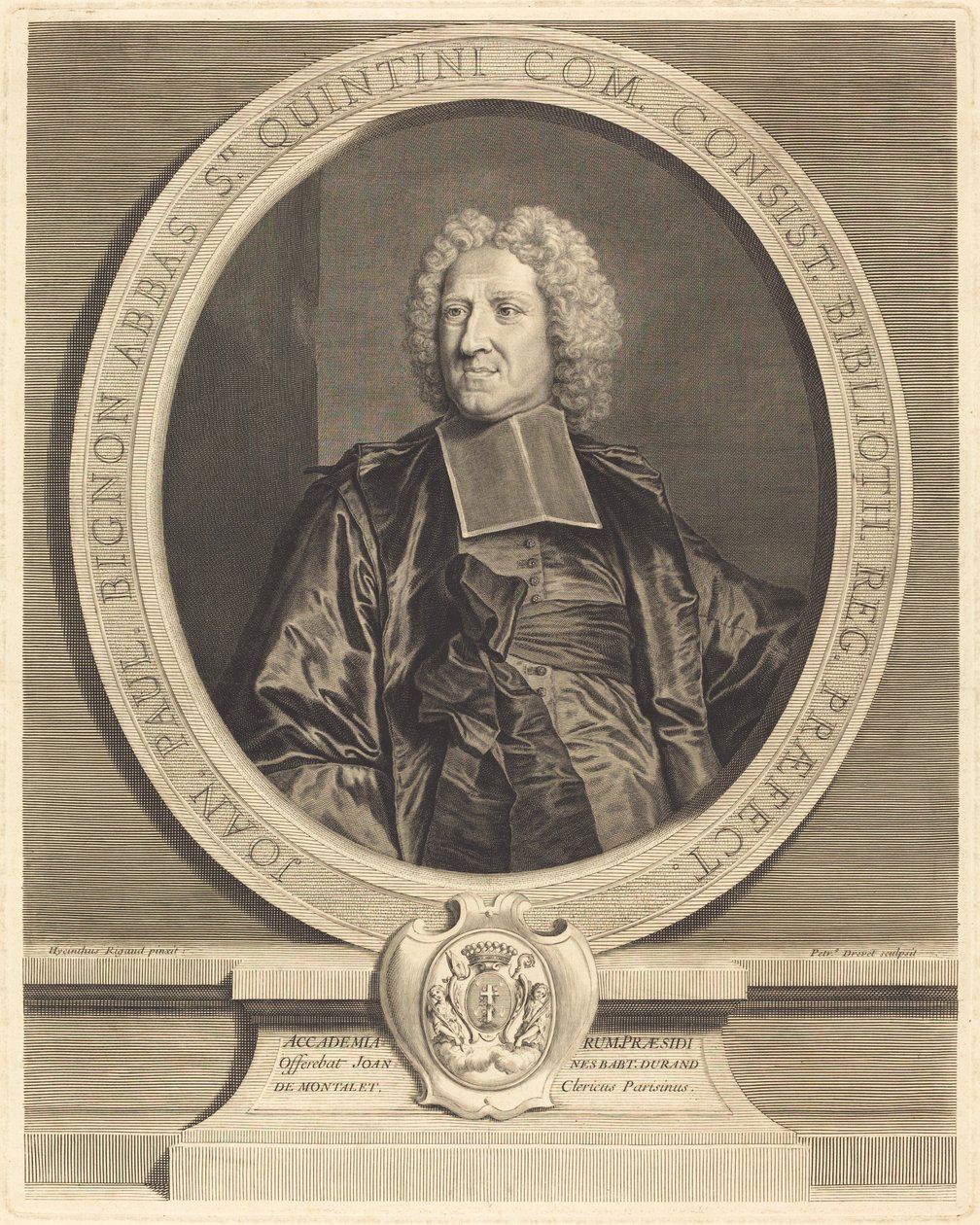 Jean Paul Bignon, Abbé de St. Quentin | Estampe d'art