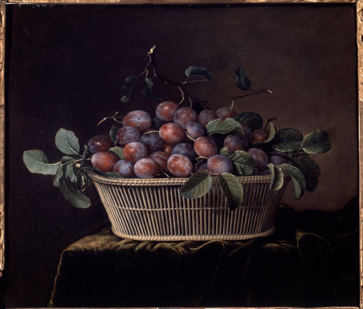 Panier de prunes - Pierre Dupuis