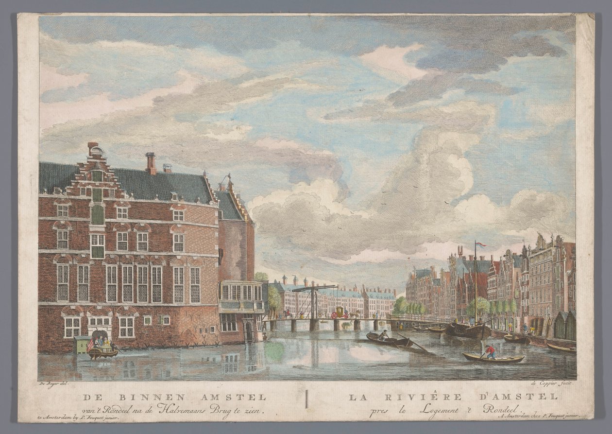 Vue du pont de la Demi-Lune sur l