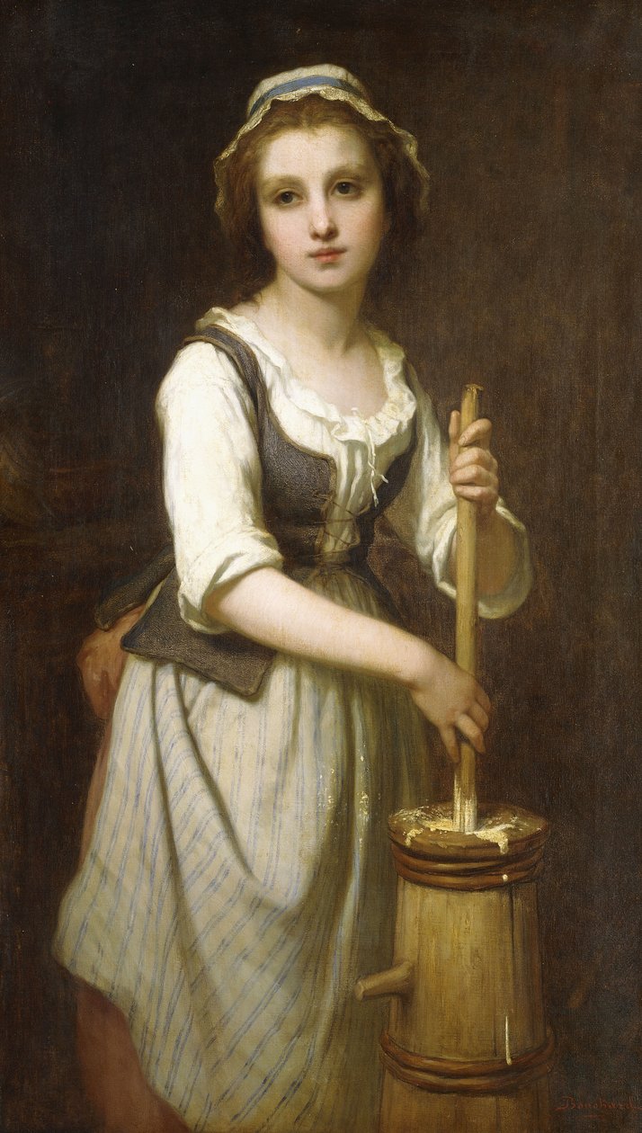 Barattage du beurre - Pierre Francois Bouchard