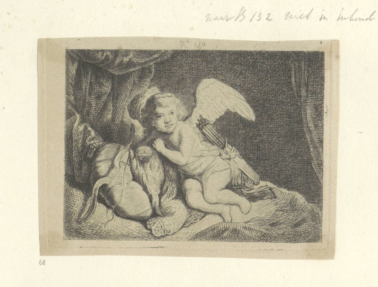 Amour au repos - Pierre François Basan (workshop of)