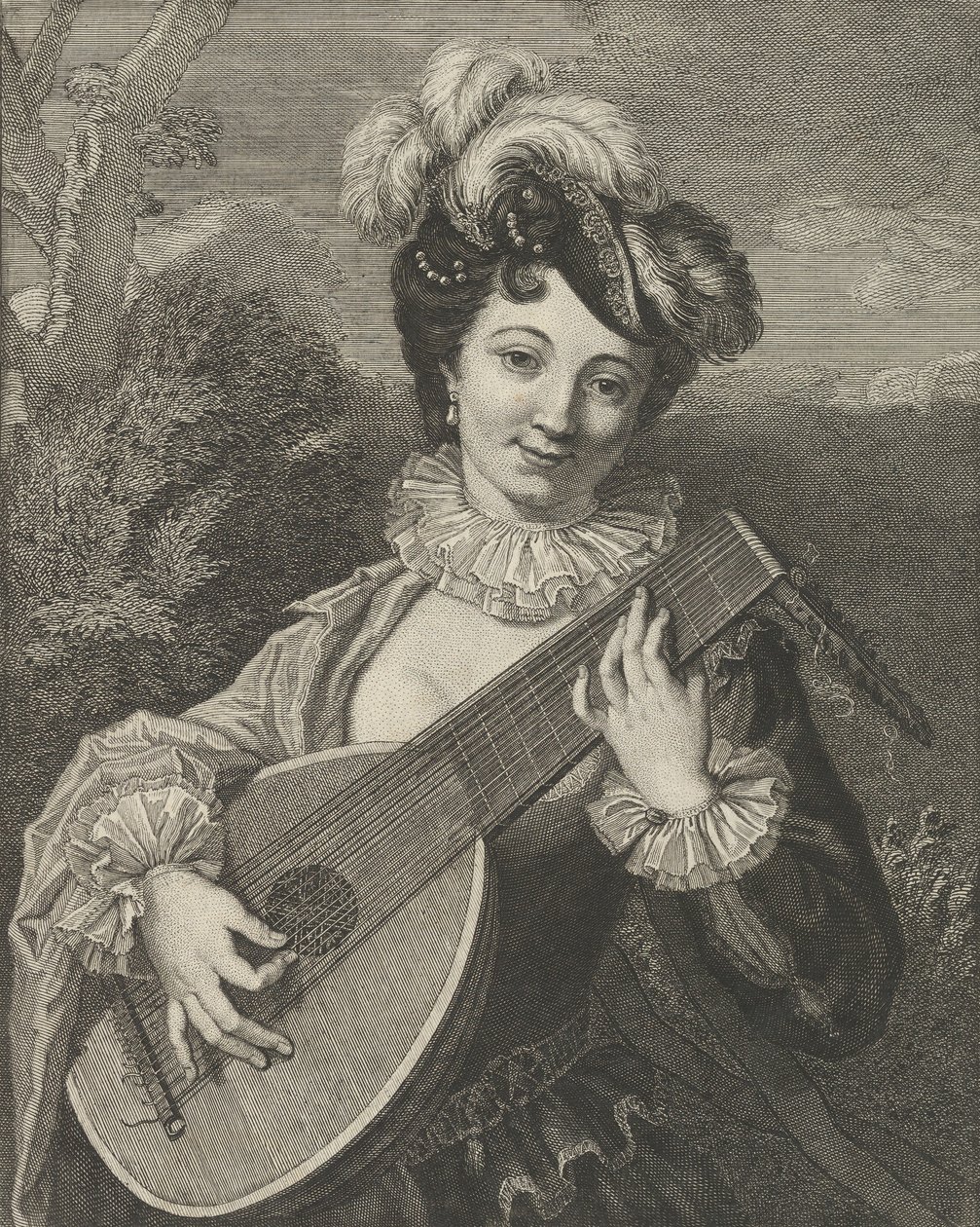 Amusement Espagnol, 18e siècle - Pierre François Basan