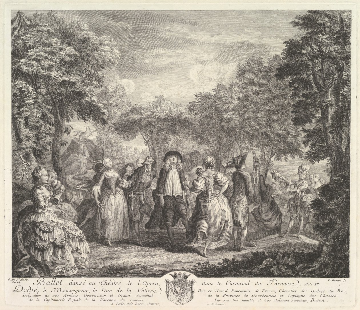 Le Carnaval du Parnasse, 1761-62 - Pierre François Basan