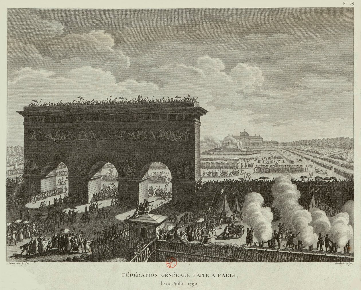 Fédération générale faite à Paris le 14 juillet 1790 - Pierre Gabriel Berthault