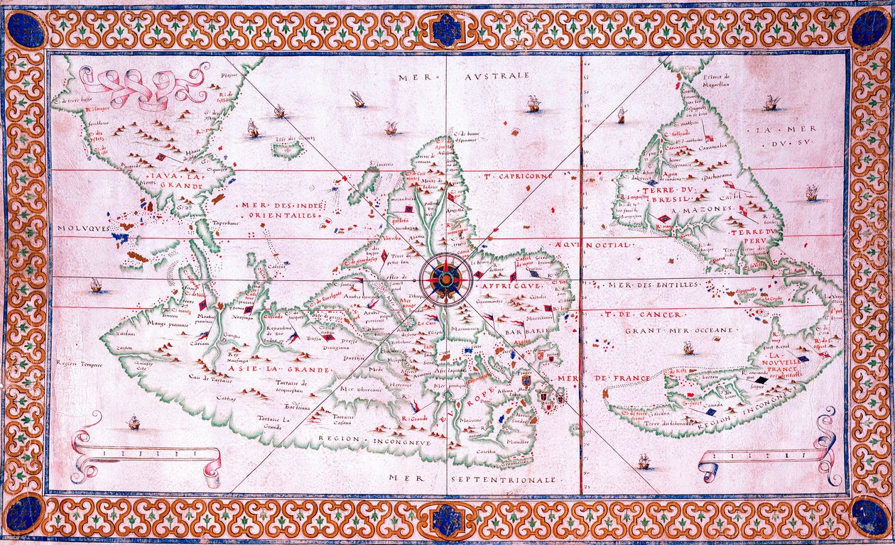 Carte du monde par Pierre Hamon - Pierre Hamon