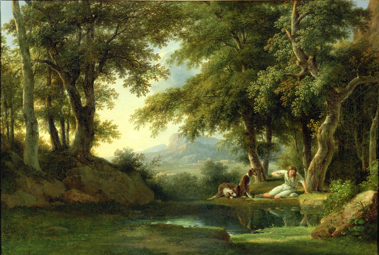 Narcisse admirant son reflet - Pierre-Henri de Valenciennes