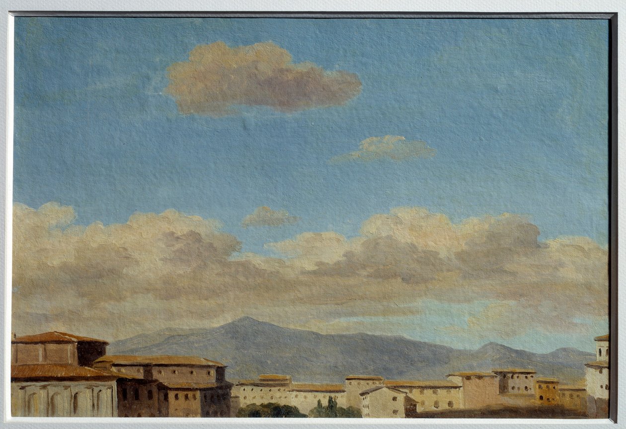 Étude du ciel au Quirinal (Rome) - Pierre Henri de Valenciennes