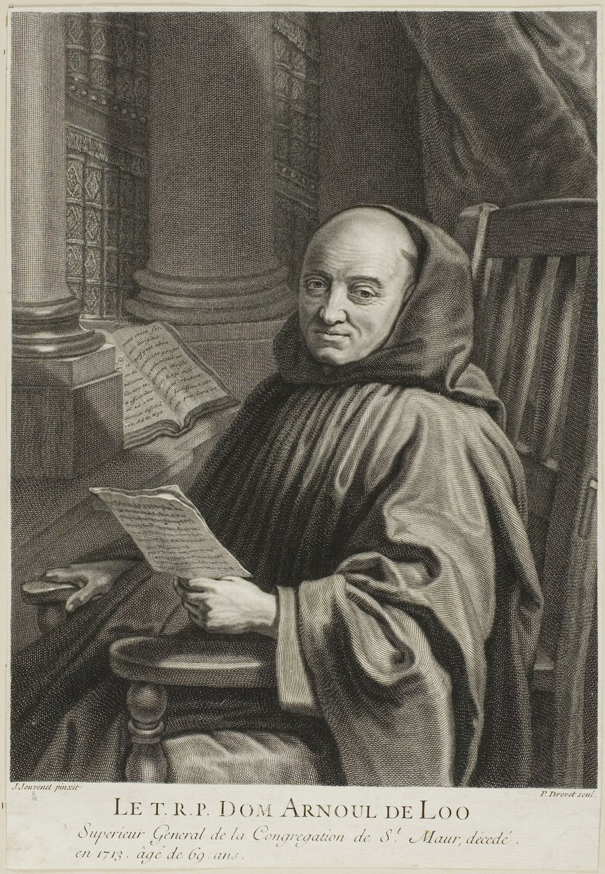 Portrait du Père Arnoul de Loo - Pierre Imbert Drevet