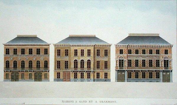 Maisons à Gand et Grammont, Belgique, de 