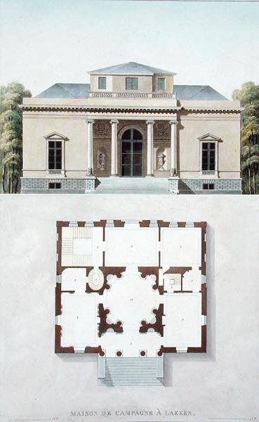 Maison de campagne à Laeken, de 
