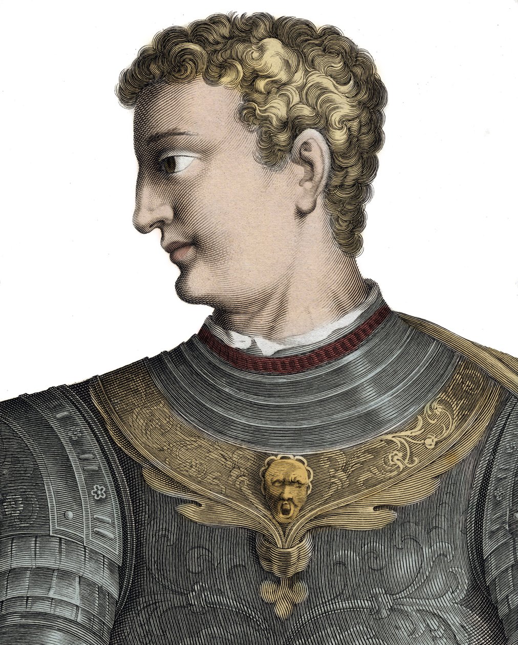 Caligula (Caius Caesar Germanicus) (12-41), empereur romain - Caius Caesar Germanicus dit Caligula (12-41), empereur romain - Gravure par Pierre Jean Mariette - Pierre Jean Mariette