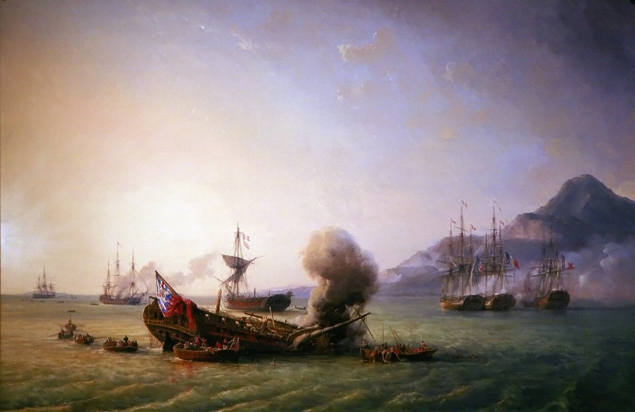 French: Combat du Grand Port, 23 août 1810 - Pierre Julien Gilbert