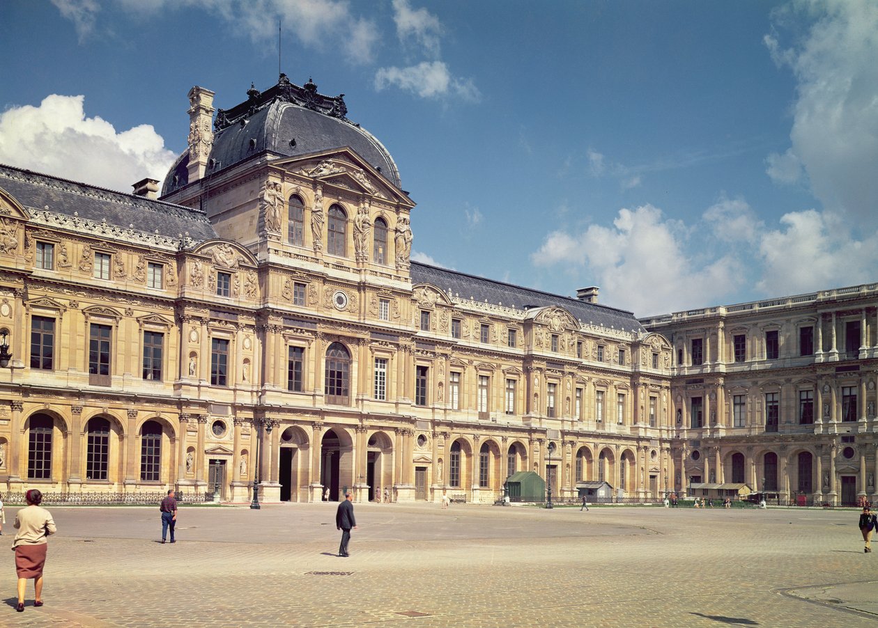 La façade Henri II dans la Cour Carrée - Pierre Lescot