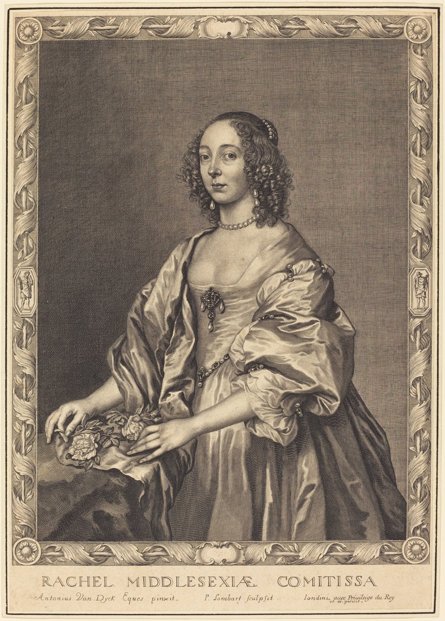 Rachel, Comtesse de Middlesex - Pierre Lombard after Sir Anthony van Dyck