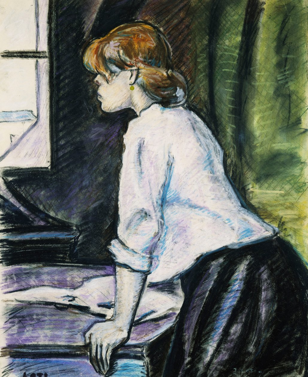 Jeune Fille à la Fenêtre - Pierre Loti